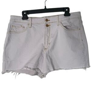 Universal Thread Grunge High Rise Raw Hem Denim Shorts Vintage Midi Western 14‎